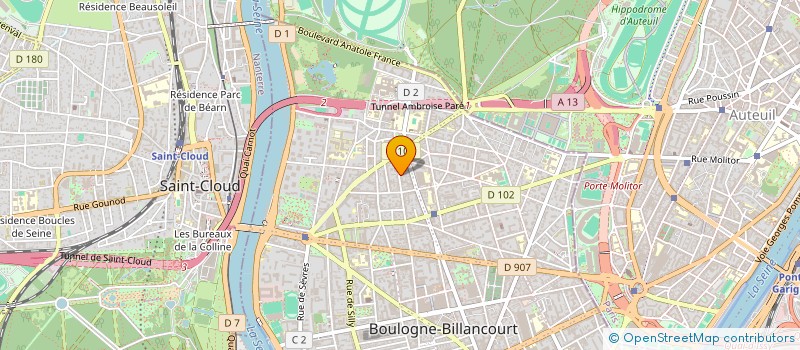 localisation de l'entreprise SCI ISLE à BOULOGNE-BILLANCOURT