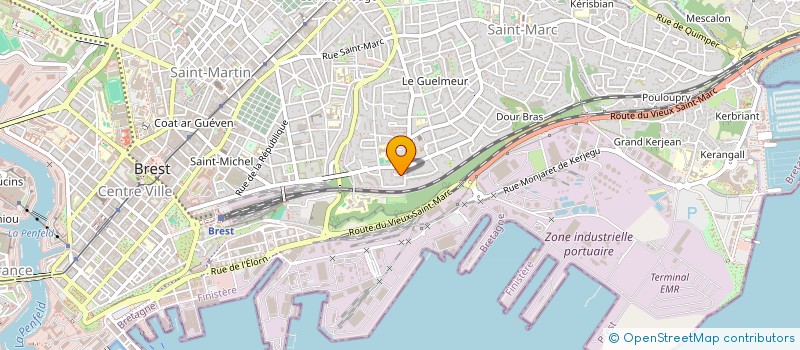 localisation de l'entreprise SCI ISLET à BREST