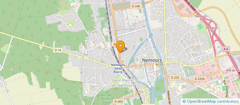 localisation de l'entreprise SCI ISLOMACE  NEMOURS