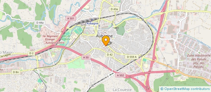 localisation de l'entreprise SCI ISLY à AUBAGNE