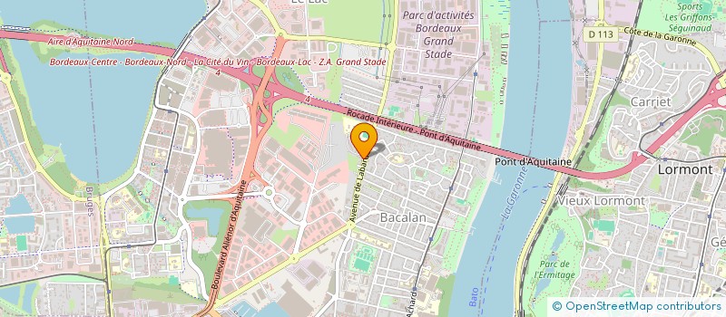 localisation de l'entreprise SCI ISMA  BORDEAUX