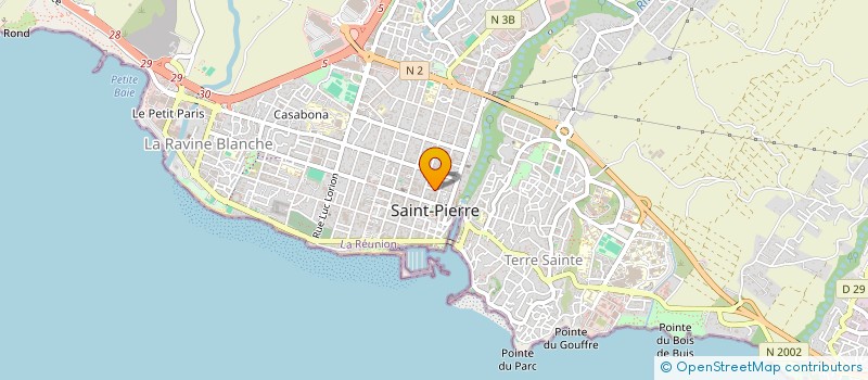 localisation de l'entreprise SCI ISMAELYAS à SAINT-PIERRE