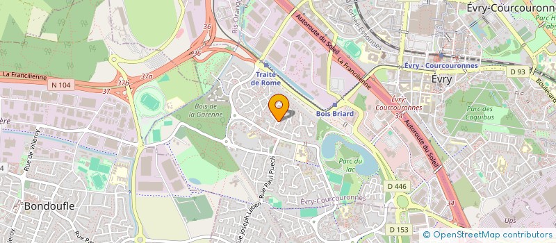 localisation de l'entreprise SCI ISMAIL NEIFER à EVRY-COURCOURONNES