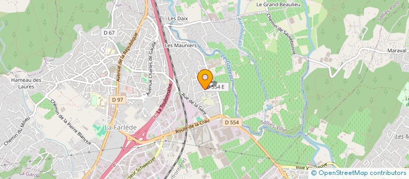 localisation de l'entreprise SCI ISNARD  LA FARLEDE