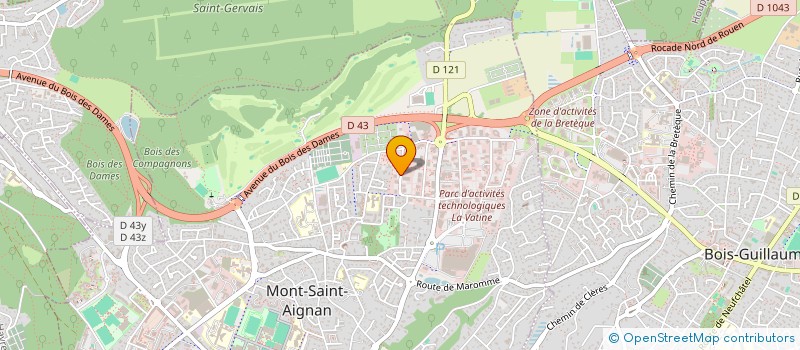 localisation de l'entreprise SCI ISNEAUVILLE  MONT-SAINT-AIGNAN