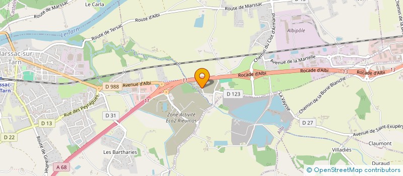 localisation de l'entreprise SCI ISO 65  TERSSAC