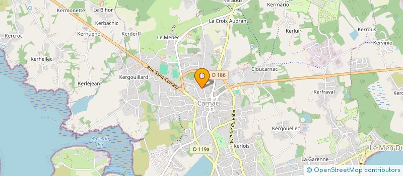 localisation de l'entreprise SCI ISOBRO  CARNAC