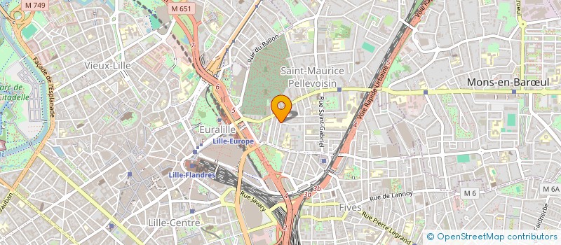 localisation de l'entreprise SCI ISOCEL à LILLE
