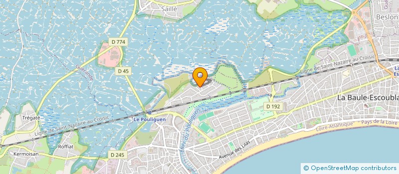 localisation de l'entreprise SCI ISOCELE  LE POULIGUEN