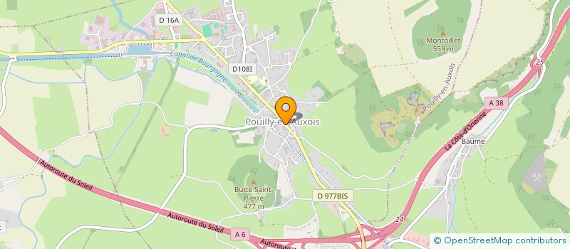 localisation de l'entreprise SCI ISOCELE  POUILLY-EN-AUXOIS