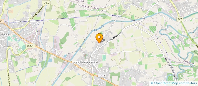localisation de l'entreprise SCI ISODAL  LORIOL-DU-COMTAT