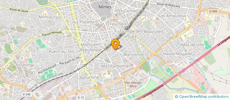 localisation de l'entreprise SCI ISOLA ROSSA  NIMES