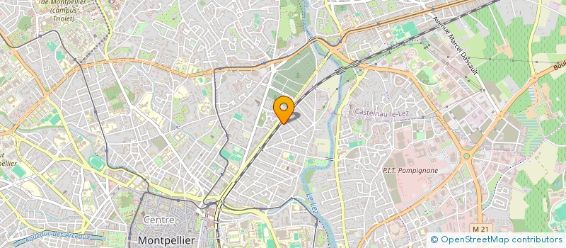 localisation de l'entreprise SCI ISOS à MONTPELLIER