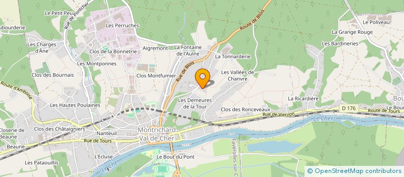 localisation de l'entreprise SCI ISOU à MONTRICHARD-VAL-DE-CHER