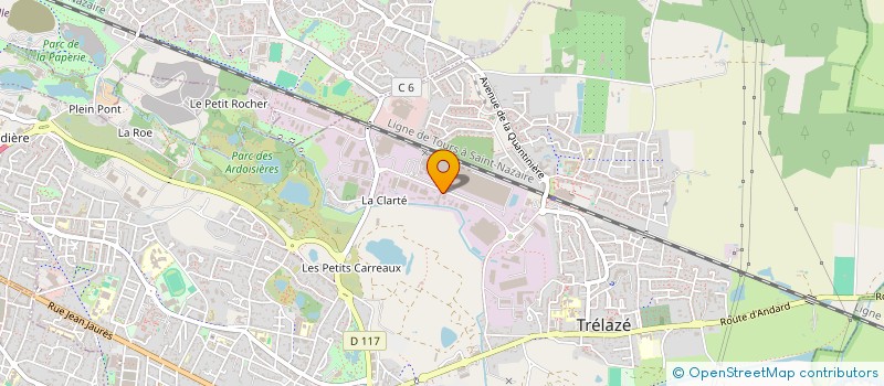 localisation de l'entreprise SCI ISPA  TRELAZE