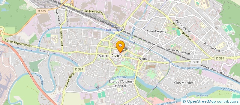localisation de l'entreprise SCI ISPAHAN à SAINT-DIZIER