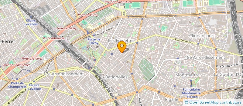 localisation de l'entreprise SCI ISPANA  PARIS