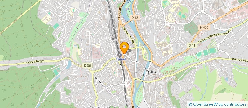 localisation de l'entreprise SCI ISPARTA à EPINAL