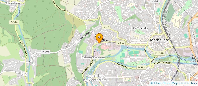 localisation de l'entreprise SCI ISSA  SAINTE-SUZANNE