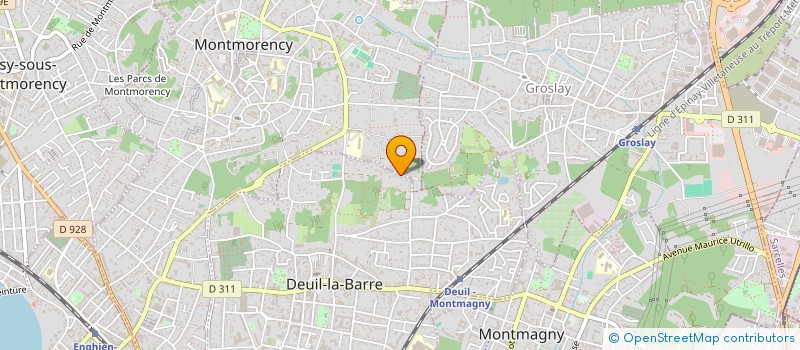 localisation de l'entreprise SCI ISSAMBRES  DEUIL-LA-BARRE