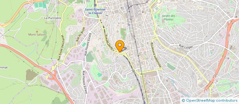 localisation de l'entreprise SCI ISSARTEL  SAINT-ETIENNE