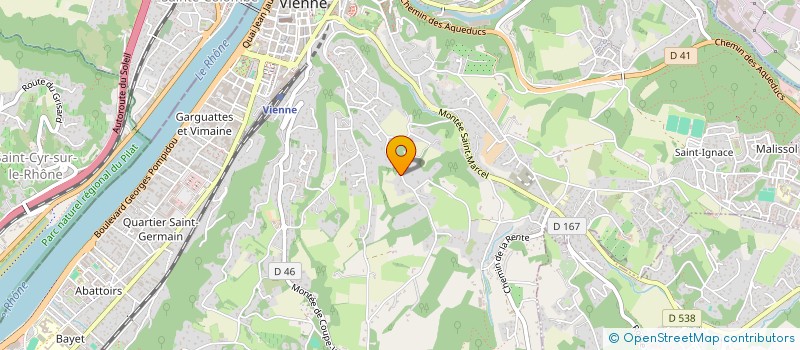 localisation de l'entreprise SCI ISSLER  VIENNE
