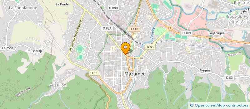 localisation de l'entreprise SCI ISSO  MAZAMET