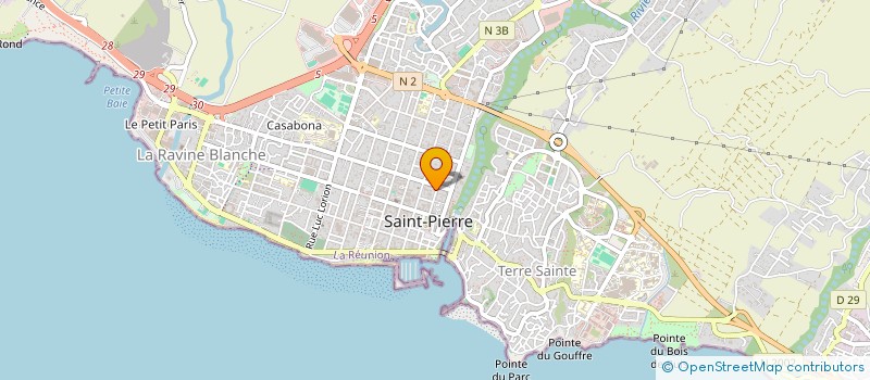 localisation de l'entreprise SCI ISSOP à SAINT-PIERRE