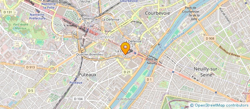 localisation de l'entreprise SCI ISSY  PUTEAUX