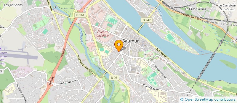 localisation de l'entreprise SCI ISSY  SAUMUR