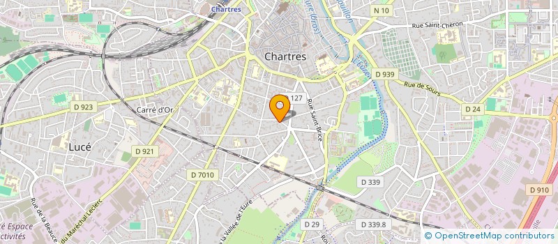 localisation de l'entreprise SCI ISSY C3M à CHARTRES