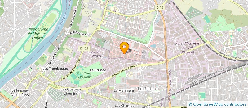 localisation de l'entreprise SCI ISSY DECOR IMMOBILIER I.D.I  CORMEILLES-EN-PARISIS