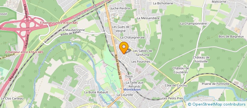 localisation de l'entreprise SCI ISTAL à VEIGNE