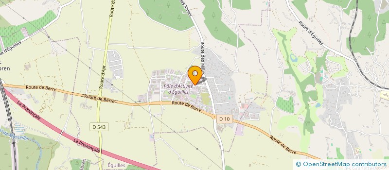 localisation de l'entreprise SCI ISTRIE  EGUILLES