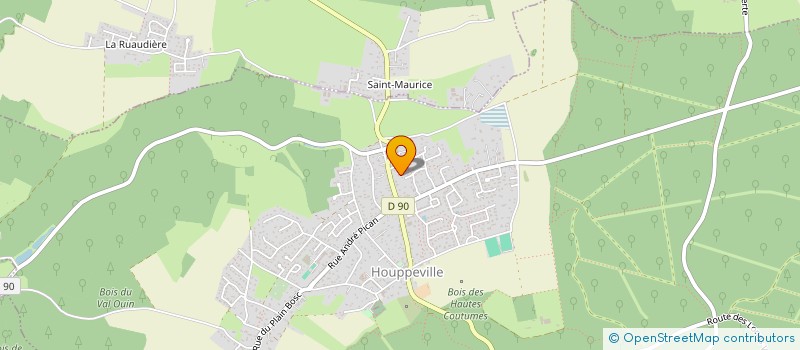 localisation de l'entreprise SCI ISULA DI BILLEZZA  HOUPPEVILLE