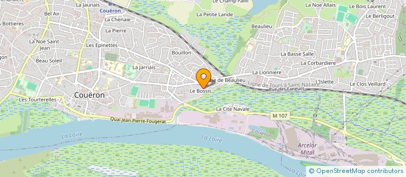 localisation de l'entreprise SCI ISYS  COUERON