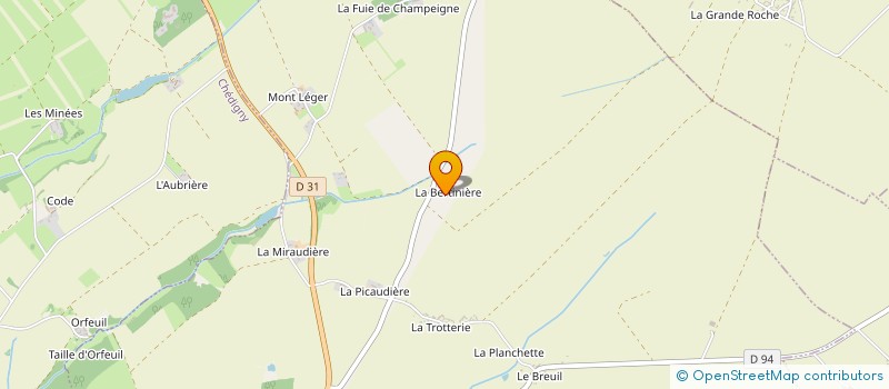 localisation de l'entreprise SCI ISYV  SAINT-QUENTIN-SUR-INDROIS