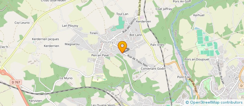 localisation de l'entreprise SCI ITACARE  PLOUISY