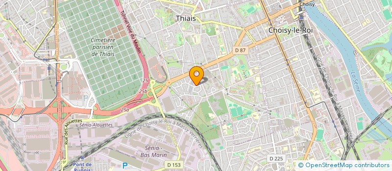 localisation de l'entreprise SCI ITAK IMMO  THIAIS