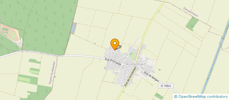 localisation de l'entreprise SCI ITAL-CASA  RUSTENHART