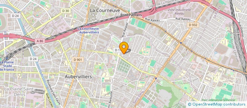 localisation de l'entreprise SCI ITAL-IMMO  AUBERVILLIERS