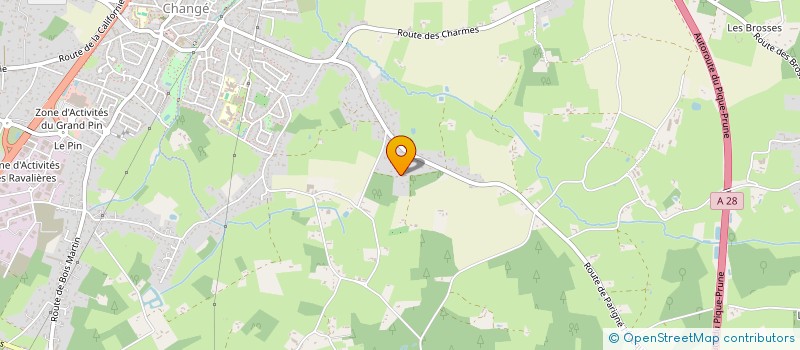 localisation de l'entreprise SCI ITALIE  CHANGE