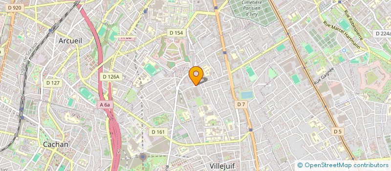 localisation de l'entreprise SCI ITALIE RUBIS à VILLEJUIF