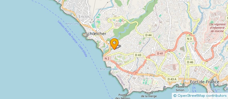 localisation de l'entreprise SCI ITALINDIA à SCHŒLCHER