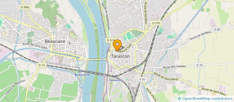 localisation de l'entreprise SCI ITAM LEADER  TARASCON