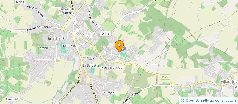 localisation de l'entreprise SCI ITC  BELLEFONT-LA RAUZE