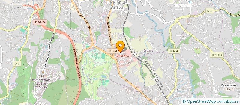 localisation de l'entreprise SCI ITEM à GRASSE