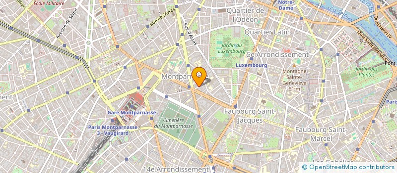 localisation de l'entreprise SCI ITEME  PARIS