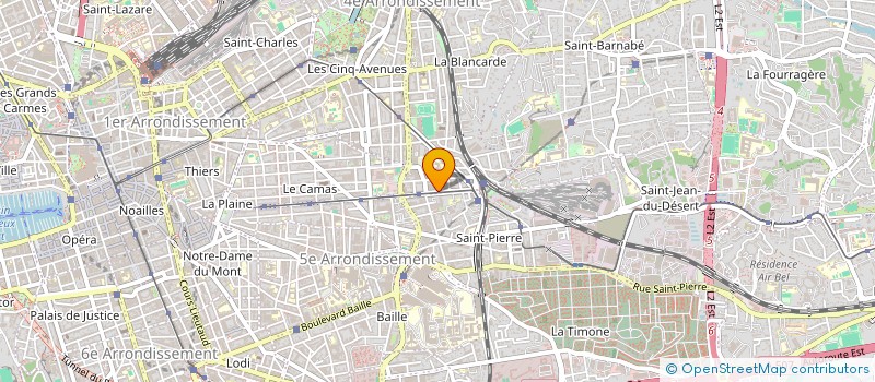 localisation de l'entreprise SCI ITHACA  MARSEILLE