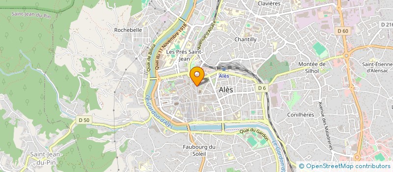 localisation de l'entreprise SCI ITHAQUE à ALES